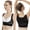 black, variant on XIRQI Posture Corrector for Women,Front Buckle Support Back Brace,Comfortable Wear Shoulder Brace,Black,M
