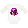 thumbnail image 3 of Inktastic Volleyball Girl Girls Long Sleeve Baby Bodysuit, 3 of 5
