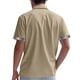 thumbnail image 3 of Blusa y camisa de manga corta con cuello vuelto para hombre, informal, de verano, de poliéster, con cuello vuelto y retazos., 3 of 6