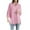 Pink, variant on IROINNID Shirts for Women Long Sleeve Deals Casual Button Down Loose Fitting Solid Blouse,Blue