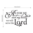 thumbnail image 3 of Adhesivo mural «As for Me and My House We Will the Lord», 3 of 3