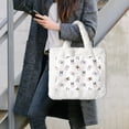 thumbnail image 7 of Rocae Bbaseball Dog or Plush Underarm Bag White Furry Purse Handbag for Autumn and Winter, 7 of 7
