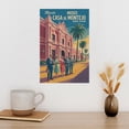 thumbnail image 3 of Retro Vintage Travel Poster Wall Print Museo Casa De Montejo Merida Mexico Colonial Heritage Architecture Art Print Poster, 3 of 8