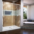 thumbnail image 4 of Dreamline SHDR22547200-01 Flex 50-54" W x 72" H Semi-Frameless Pivot Shower Door in Chrome, 4 of 11