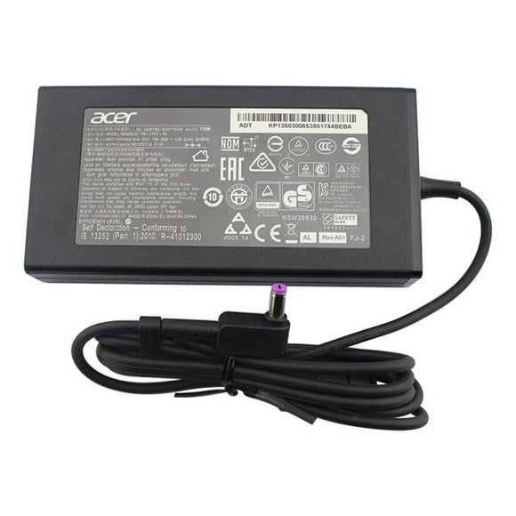 New genuine 135W AC Charger for Acer Nitro 5 7 Gaming Laptop AN515 AN515-51 AN515-41 AN515-53 AN515-52 AN515-43 AN515-54 AN517-51 N18C4 N18C3 AN515-55 AN715-51 Power Supply Cord
