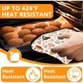 thumbnail image 4 of Black Cow Print Oven Mitts and Pot Holders Sets 4Pcs,Extra Long Oven Gloves Potholder for Kitchen Cooking Baking BBQ 100% Cotton Heat Resistant, 4 of 6