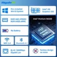 thumbnail image 2 of Higole D5 Fanless Mini PC Stick Black New, 2 of 6