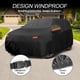 thumbnail image 4 of Funda de coche única Bargains, película de aluminio, funda para coche exterior, protección impermeable para todo clima con cremallera en la puerta del conductor, negra para Lincoln Nautilus, 4 of 7