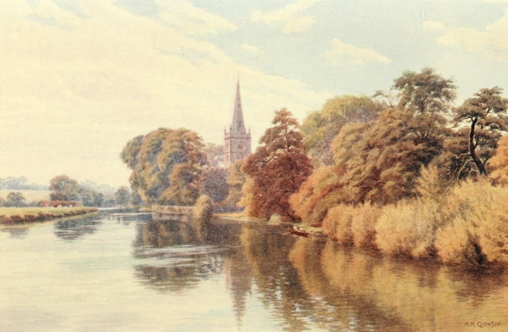 Avon & Shakespeare's Country 1910 Trinity Church Stratford-upon-Avon