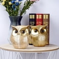 thumbnail image 3 of Mornenjoy Owl Figurine 5.5"x3"x6.3" Decor for Home Office Owl Resin Decor, 3 of 5