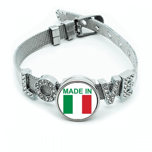 , país de amor Pulsera pulsera pulsera de cristal amor pulsera ajustable