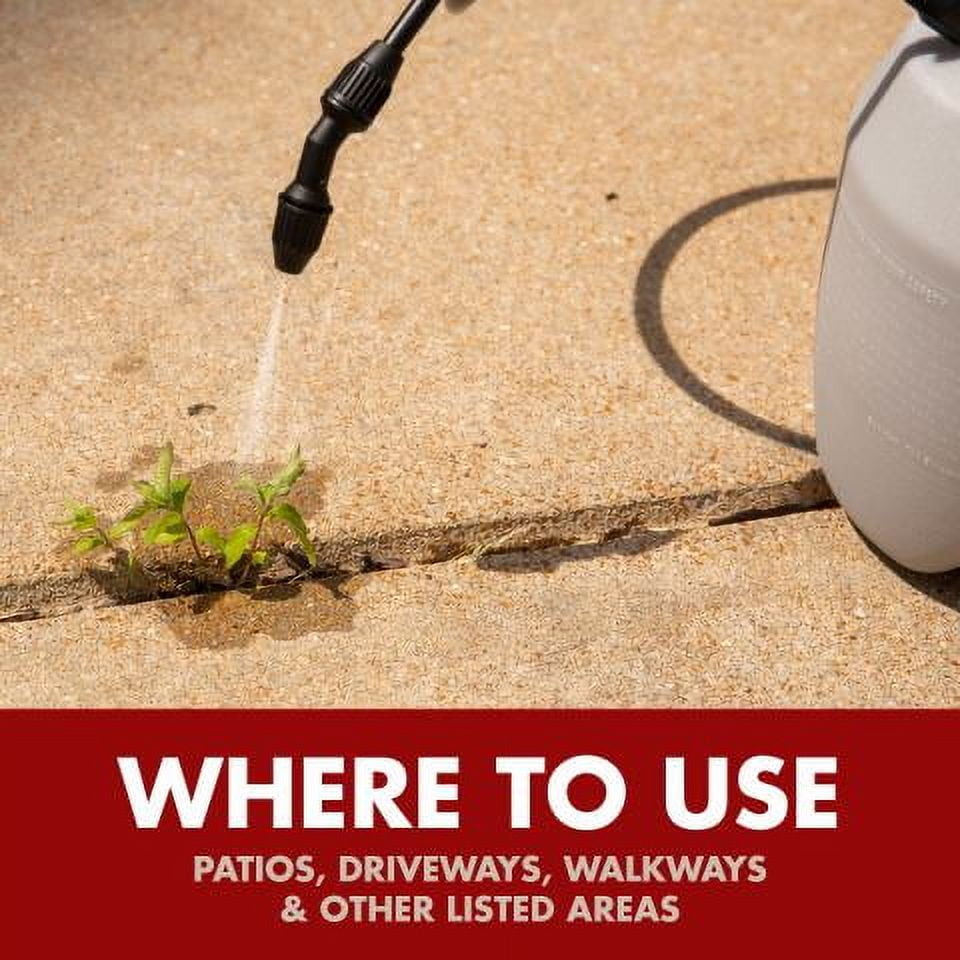 Spectracide Weed & Grass Killer Concentrate, Use on Patios, Driveways, and Walkways, 64 fl oz