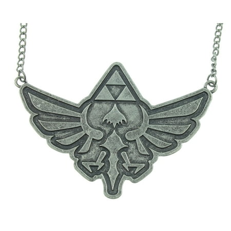 Legend of Zelda The Tirforce Large Nickel Pendant Necklace