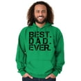 thumbnail image 3 of Best Dad Ever Cool Fathers Day Gift Men's Big & Tall Graphic Hoodie Brisco Brands 5X, 3 of 4