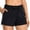 Z-Black, variant on snowsong Shorts For Women Swim Shorts Women Women's Swim Shorts With Pockets High Waisted Board Swimsuit Bathing Shorts Bathing Suit Bottom Boy Shorts Swimsuit Beach Shorts For Women Black L