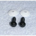 thumbnail image 2 of Shank Back Solid Eyes 9mm 8/Pkg-Black, 2 of 2