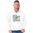 thumbnail image 5 of Reel Fly Guy Fishing Lover Cool Funny Hoodie Sweatshirt Women Men Brisco Brands L, 5 of 6
