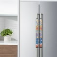 thumbnail image 2 of Yuyamidu Boho Flower Blossom Refrigerator Door Handle Cover Removable Fridge Handle Cover 4pcs Kitchen Appliance Protective Gloves for Ovens Dishwashers Cabinets, 2 of 7