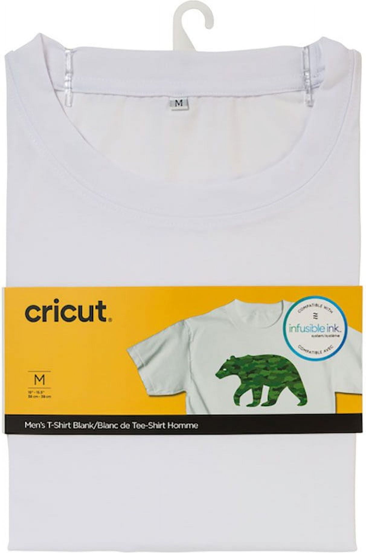 Cricut® Men's T-Shirt Blank, Crew Neck, M