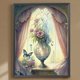 thumbnail image 1 of Cuadros Decorativos Kit de jarrón de flores de pintura de diamante de taladro redondo completo DIY 5D decoración del hogar (NH3220) Wdftyju embutido en tela, 1 of 9