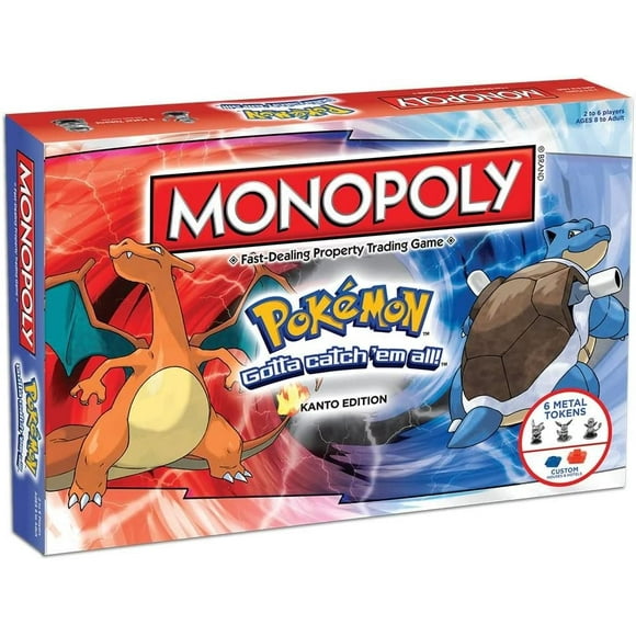 USAOPOLY Monopoly Pokemon Kanto Edition (Vinyl)