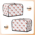 thumbnail image 7 of Toaster Covers 2 Slice, Shrimp No.9037 Waterproof Bread Machine Cover Fits for Standard 2 Slice Toasters, Home Decor Toaster Protection with Hanging Rope, 7 of 7