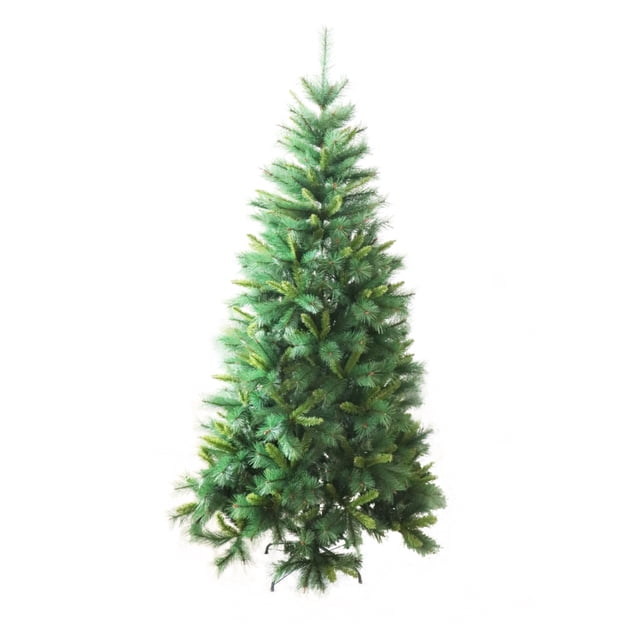 ALEKO CT7FT031 PVC tree 7 FT highed struction leaf pine needle, Green