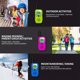 thumbnail image 2 of Paquete de 2 walkie talkies, juguetes para niños o niñas de 3 a 12 años, alcance de 3 km en interiores y exteriores., 2 of 5