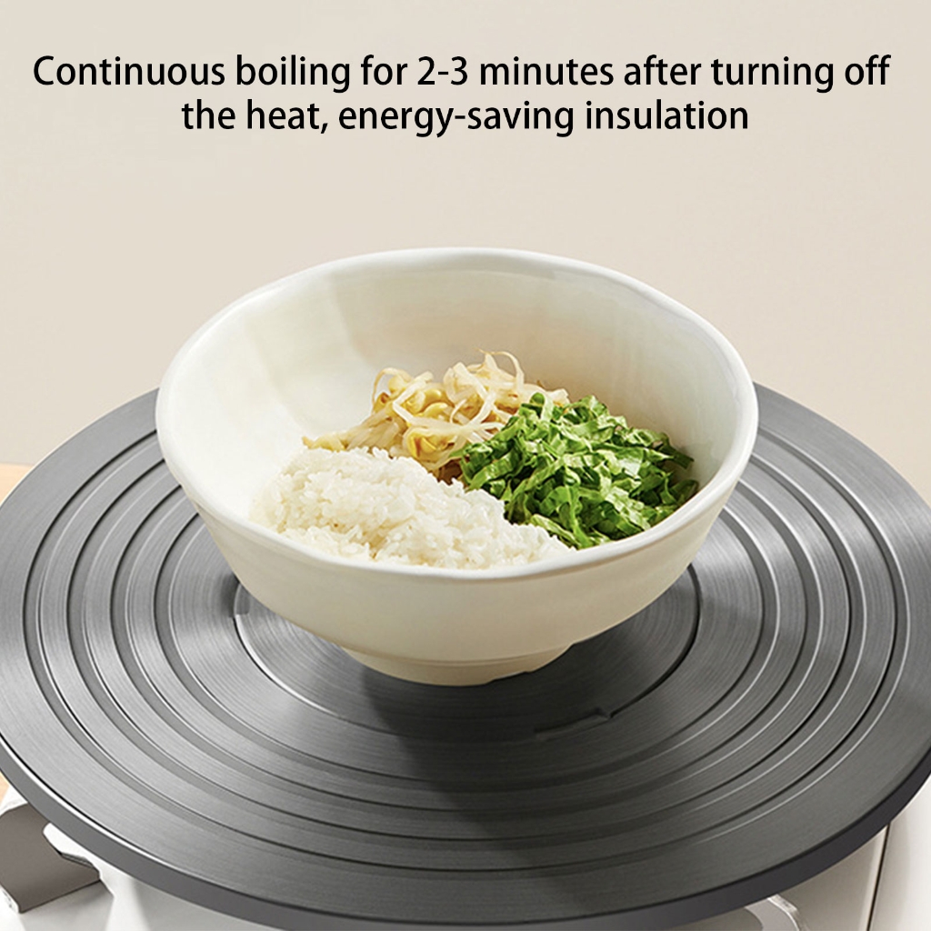 Geemin NonStick Aluminum Heat Diffuser Plate for Gas Stove Simmering and Slow Cooking