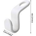thumbnail image 5 of Space Saving Clothes Hanger Hanging Hooks Drop Connection Wardrobe Extension Clips Clothes Organizer Hanger Extension Hook Space Saving Hangers, 5 of 5