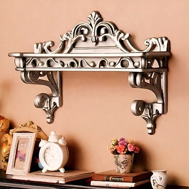 

Kids Room Silver Matte Antique Finish Wall Shelf Bracket