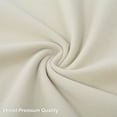 thumbnail image 5 of Haperlare 2 Pcs Throw Pillow Covers with Pom Poms Soft Velvet Square Decorative Cushion Covers for Couch Car Outdoors, Creamy, 18"x18", 5 of 7