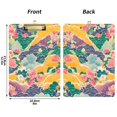 thumbnail image 5 of FORMRS Acrylic Clipboard with Low Profile Clip Standard A4 Letter Size, 12.5" x 9", Yellow Floral Wave, 5 of 8