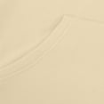 thumbnail image 5 of ClodeEU Womens Half Zip Pullover Hoodies, Cute Cropped Sweatshirts ,Long Sleeve Y2k Tops Khaki,Womens Plus XXL, 5 of 5