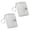 Clear-2Pcs, variant on Quick Sort 2Inch Photo Holder Holds 20 Photos PVC Keychain for Busy Days