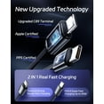 thumbnail image 4 of Retractable Car Charger,66W 4 in 1 Super Fast Charge Phone Charger,Gifts for Men Women Truck Accessories iPhone 17/16/15/14/13 Pro Max XR,iPad,,Pixel, 4 of 4