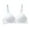 White, variant on Hjtefg Girls Sports Bra - Wireless Non Padded Bralette for Teens,Everyday Wear,Soft Support for Small Chest,Color: Black Size: 16-18 Years