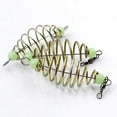 thumbnail image 3 of 12Pcs Luminous Carp Fishing Feeder Coil Inline Method Fishing Tackle Bait Thrower In-Line Method Lures Cage Basket Baits, 3 of 6