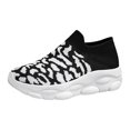 thumbnail image 4 of CAIXAI Wide Walking Shoes for Women Adjustable Upper Women's Sneakers Classic Non- Sole Women's Walking Shoes Mesh Knitted Mary Jane Shoes Hands-Free Barefoot Shoe, 4 of 8