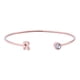 thumbnail image 1 of Pulsera Mujer Inicial Letra LuckyLy, Acero Inoxidable y Zirconia Cúbica, Modelo Sonia rosa UNITALLA, 1 of 8
