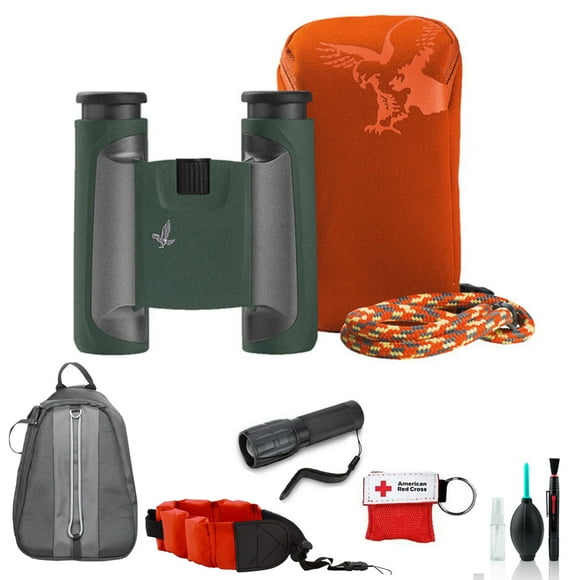 Swarovski 10x25 CL Mountain Binoculars (Green)- with Backpack + More