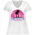 thumbnail image 3 of Inktastic Cabo San Lucas Women's Plus Size V-Neck T-Shirt, 3 of 5