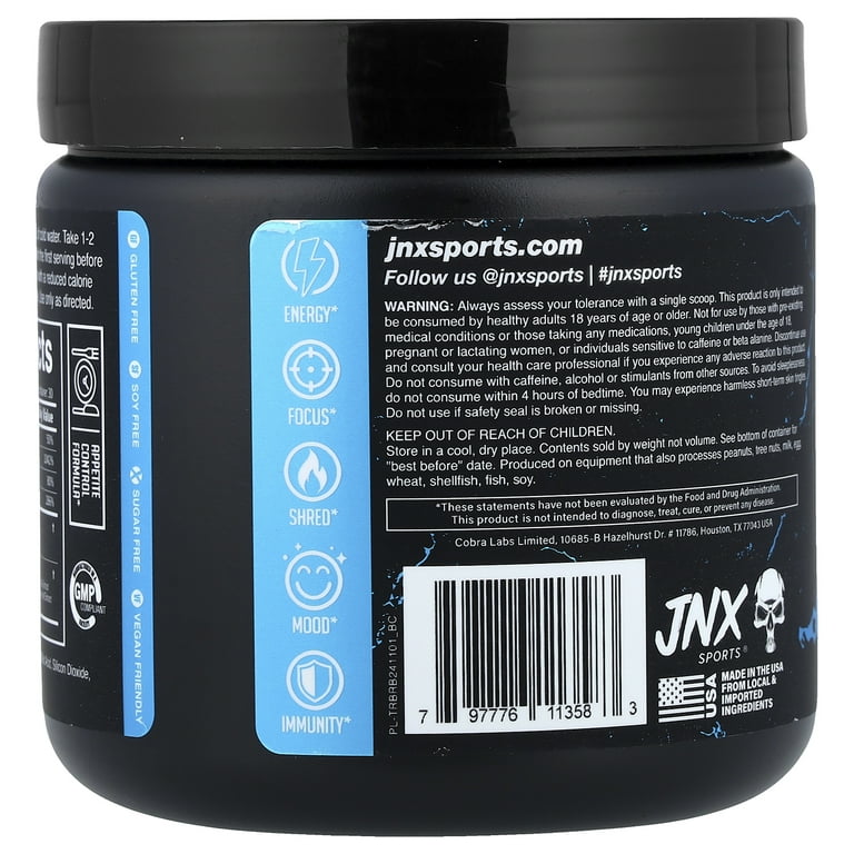 JNX Sports® The Ripper! Fat Burner, Weight Loss, Keto, Appetite