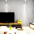 thumbnail image 6 of Background Wallpaper Room Decoration 53cm Wall Stickers Thickened Bedroom Curve Stripes Moisture-proof Non-woven European Modern, 6 of 9