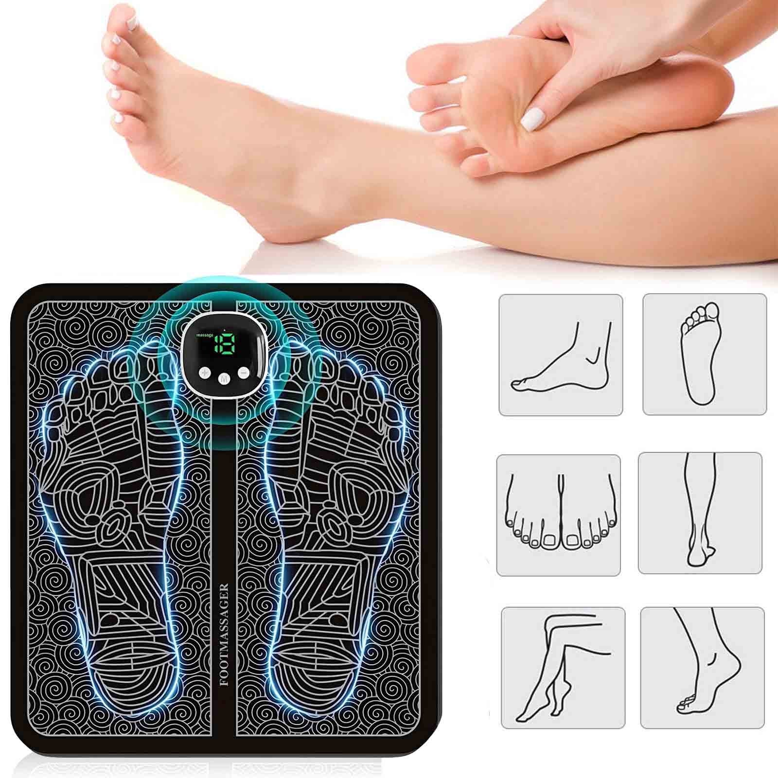 Foot Massagers for Neuropathy Pain Relief and Circulation, Whole Body Massager For Neuropathy,Foldable Legs & Feet Massager Pad with 8 Modes, 18 Levels, For Those Who Stand And Work All Day
