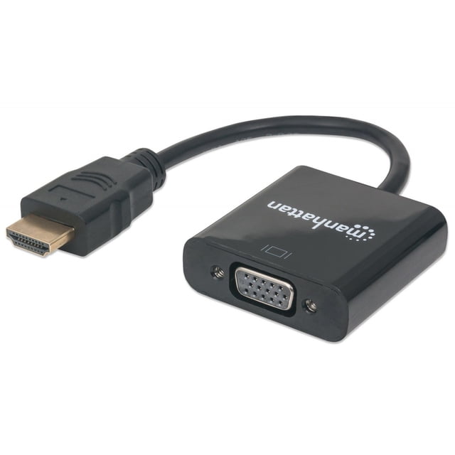 Convertidor Manhattan HDMI a VGA. Manhattan 151467