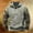 02-Gray# Hoodies for Men, variant on POROPL Hoodies for Men Sweatshirts for Men Drawstring Print Loose Long Sleeve Pullover Top with Pockets US:14