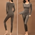 thumbnail image 6 of Wlynlyn Thermal Underwear Sets for Women Long Johns Winter Warm Base Layer Seamless Soft Top Bottom 2 Piece Sets, 6 of 6
