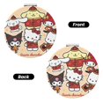 thumbnail image 2 of Qekee Sanrio Print Compact Makeup Mirror Folding Mini Pocket Mirror Portable Hand Mirror Double-Sided 2 x 1x Magnification for Woman Girls-Round Shape, 2 of 9