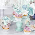 thumbnail image 5 of 36Pcs Coastal Cowgirl Cupcake Toppers Coastal Cowgirl Bachelorette Party Decoration Blue Shell Boots Hat Cake Decor for Last Toast on the Coast Western Cowgirl Engagement Bridal Shower Party Supplies, 5 of 7